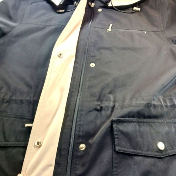 Liz Claireborne Water Resistant Mid Weight Softshell Hooded Jacket Women Medium - Picture 11 of 16